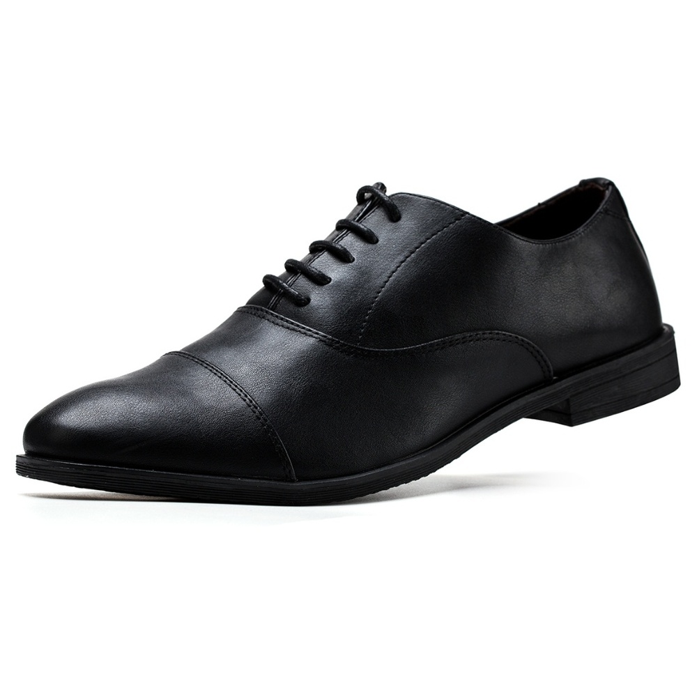 Genuine Leather Men's Oxford  Lace-up Shoes
